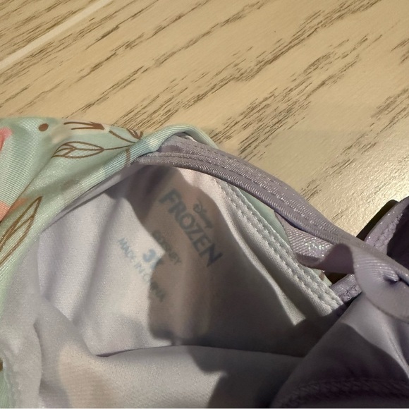 Disney Frozen Elsa Toddler Girls Bikini Swimsuit Set Size 3T NEW - Picture 4 of 9